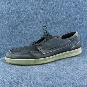 ECCO‎ Men Sneaker Shoes Gray Lace Up Size 45 Medium